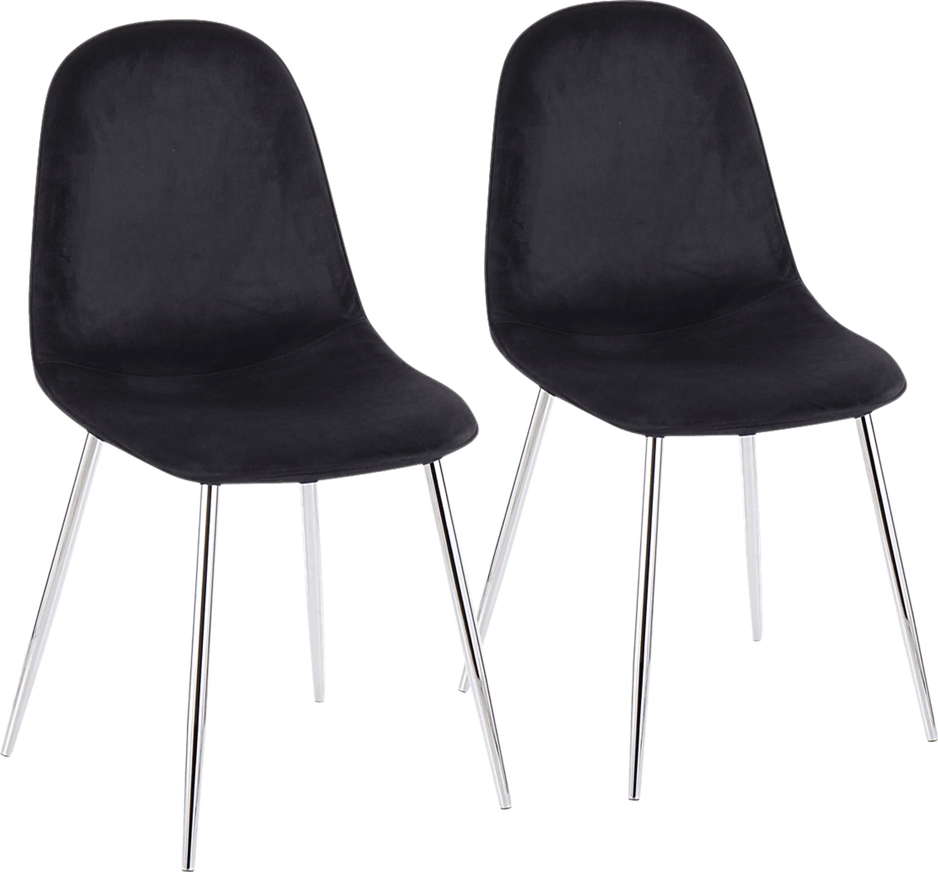 Kernack III Black Side Chair, Set of 2 - Image 1
