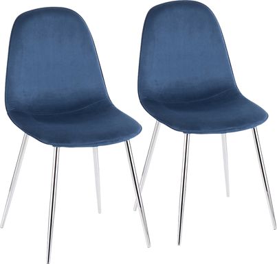 Kernack III Blue Side Chair, Set of 2