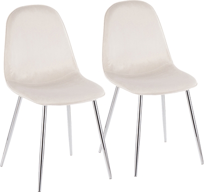 Kernack III Cream Side Chair, Set of 2