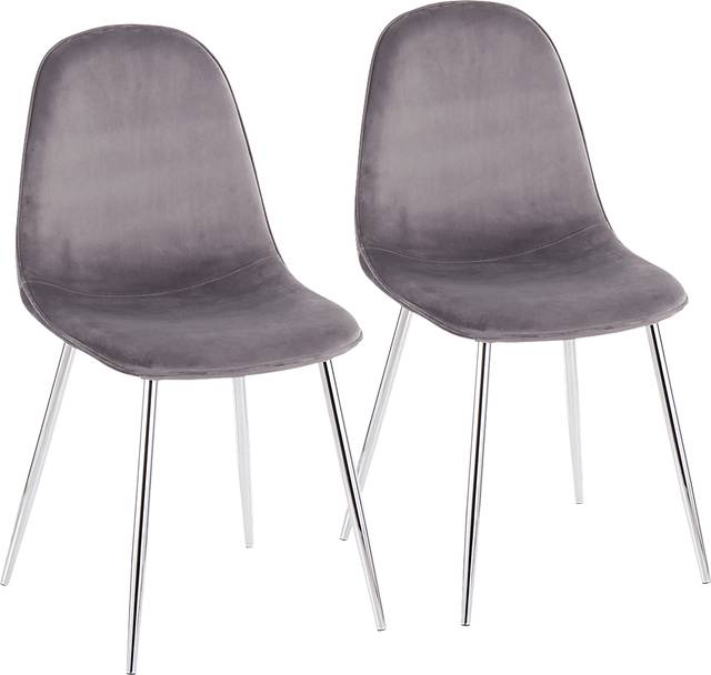 Kernack III Gray Side Chair, Set of 2 - Thumbnail - Image 1