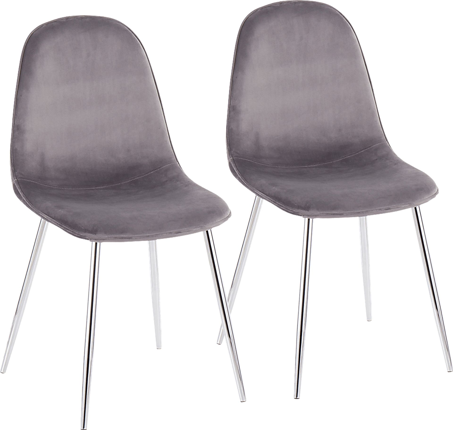 Kernack III Gray Side Chair, Set of 2 - Image 1