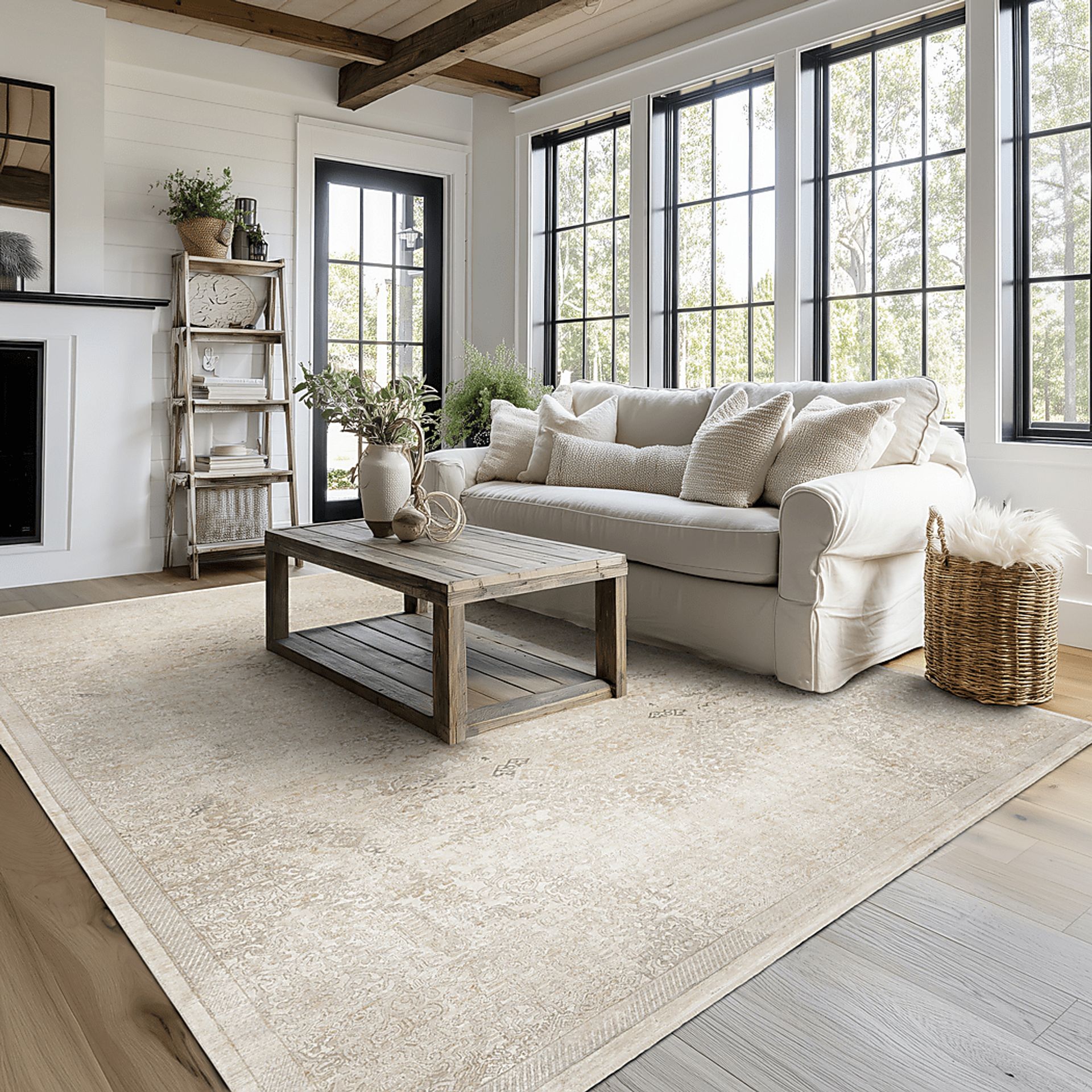 Kernal Beige 5'3 x 7'10 Rug - Image 2