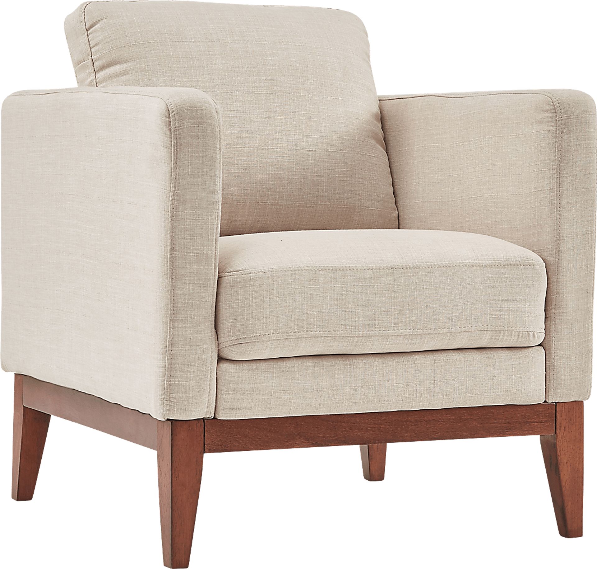 Kerney White Accent Chair - Image 1