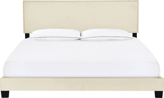 Kernite Beige King Bed - Thumbnail - Image 2