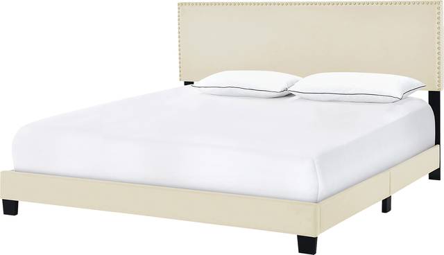 Kernite Beige King Bed - Thumbnail - Image 3