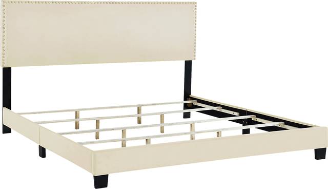 Kernite Beige King Bed - Thumbnail - Image 4