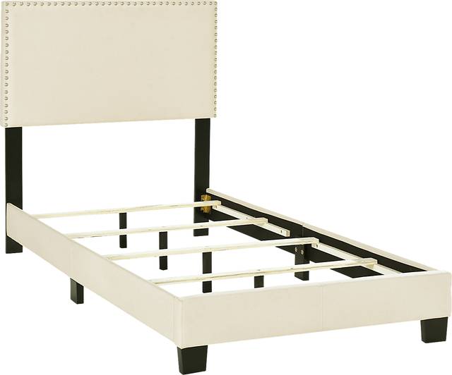 Kernite Beige Twin Bed - Thumbnail - Image 4