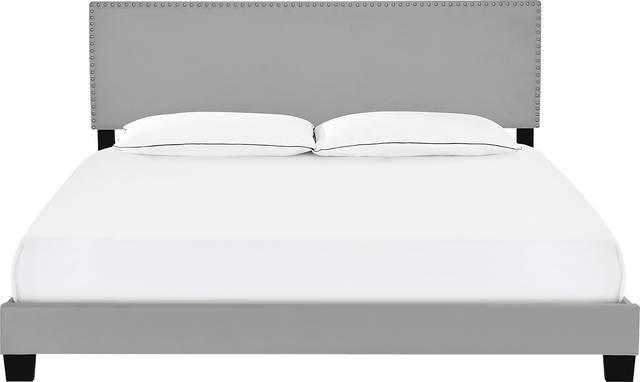 Kernite Dark Gray King Bed - Thumbnail - Image 2