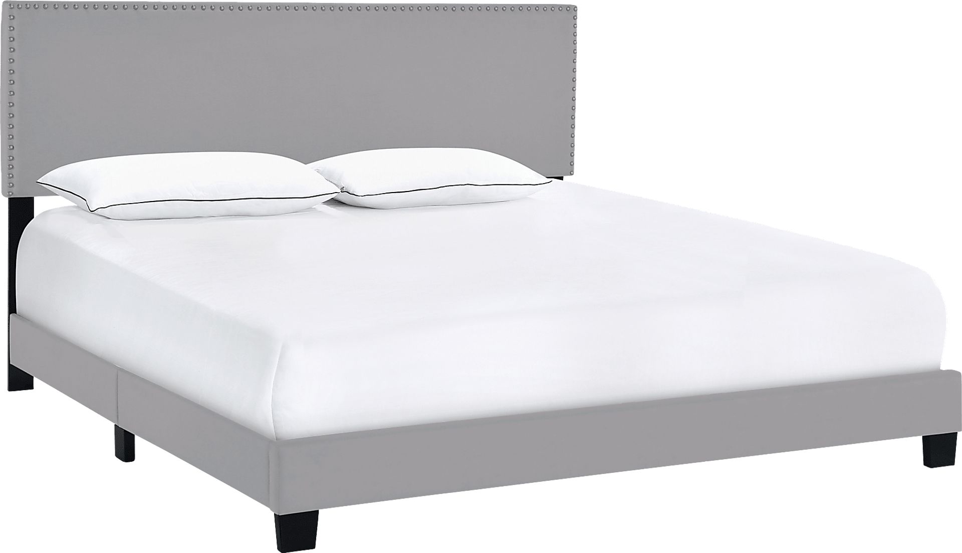 Kernite Dark Gray King Bed - Image 1