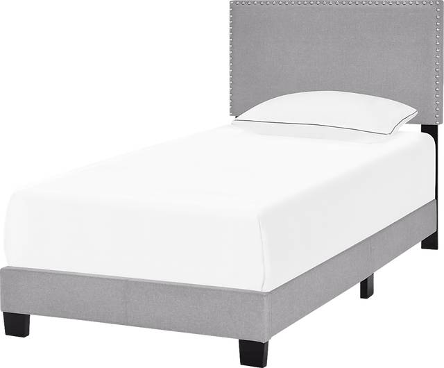 Kernite Dark Gray Twin Bed - Thumbnail - Image 3