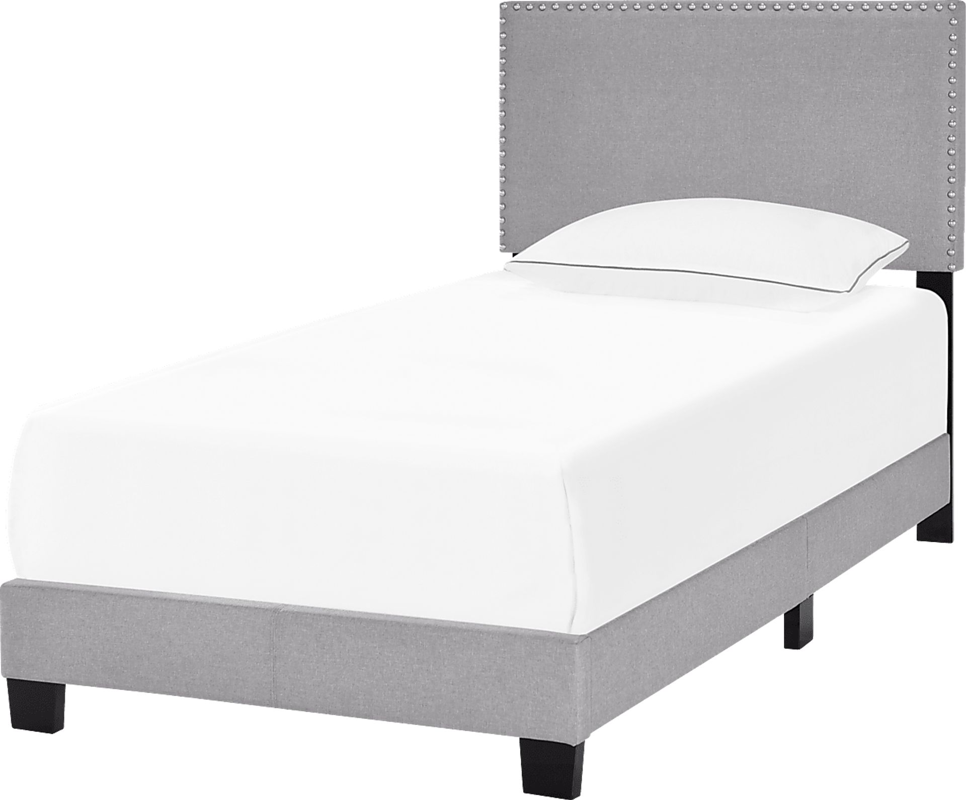 Kernite Dark Gray Twin Bed - Image 3