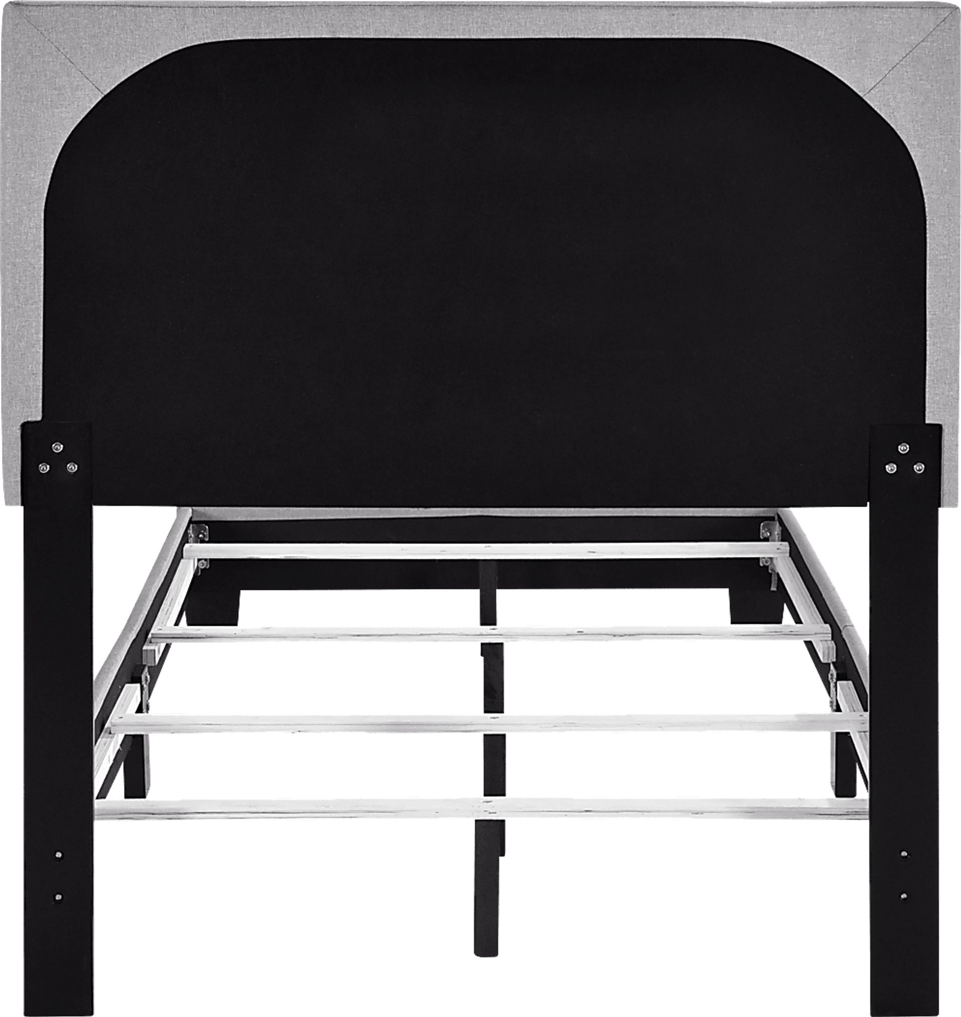 Kernite Dark Gray Twin Bed - Image 5