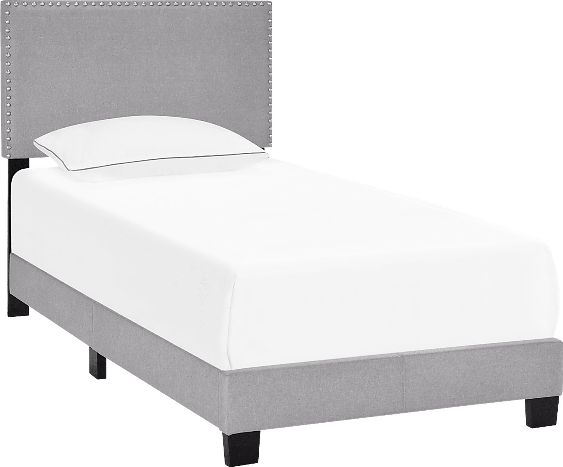 Kernite Dark Gray Twin Bed - Image 1