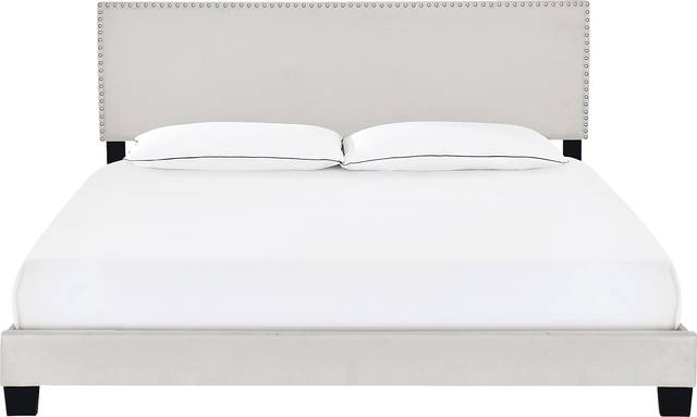 Kernite Light Gray King Bed - Thumbnail - Image 2