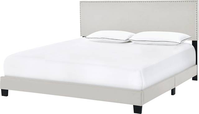 Kernite Light Gray King Bed - Thumbnail - Image 3