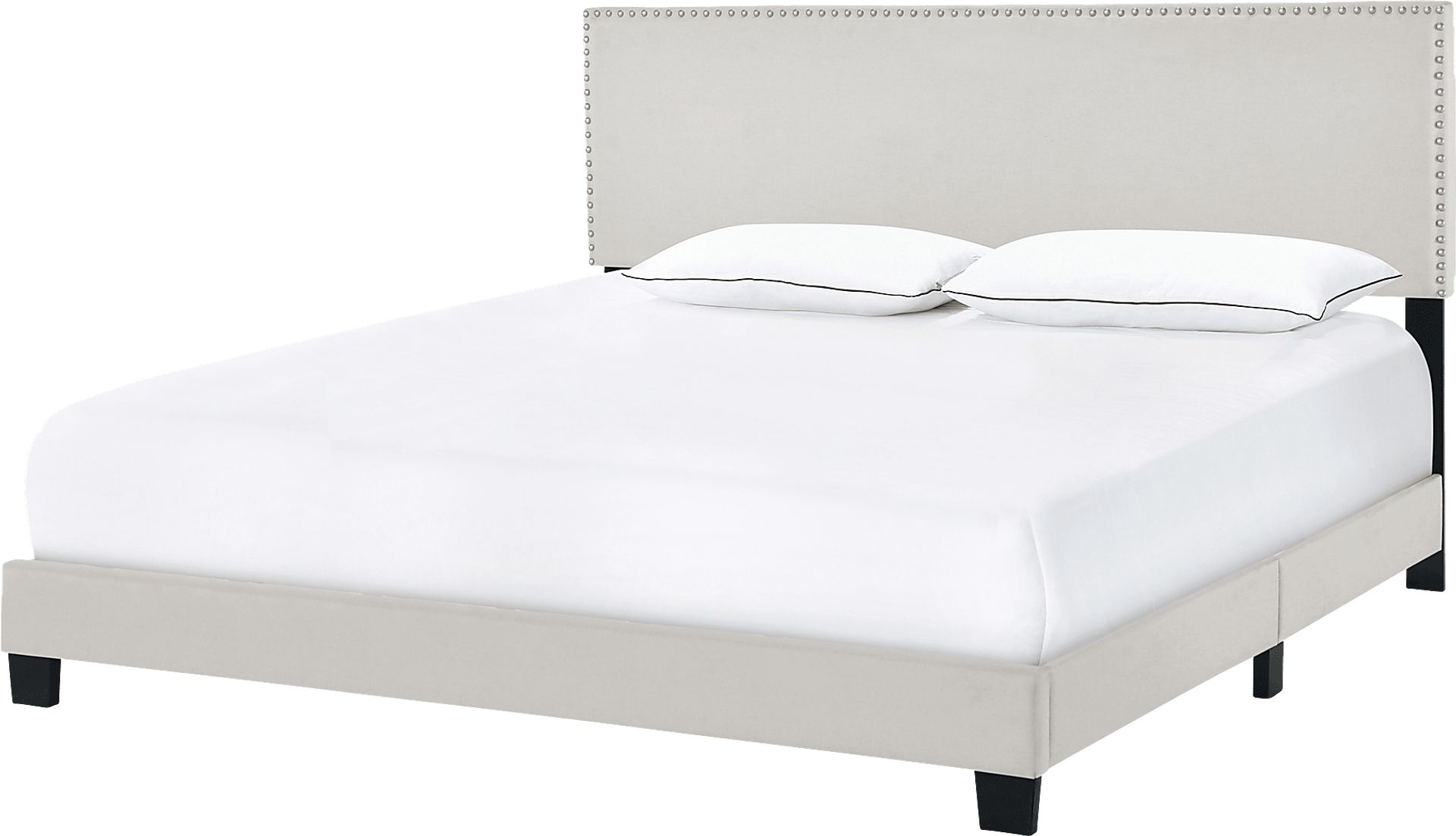 Kernite Light Gray King Bed - Image 3