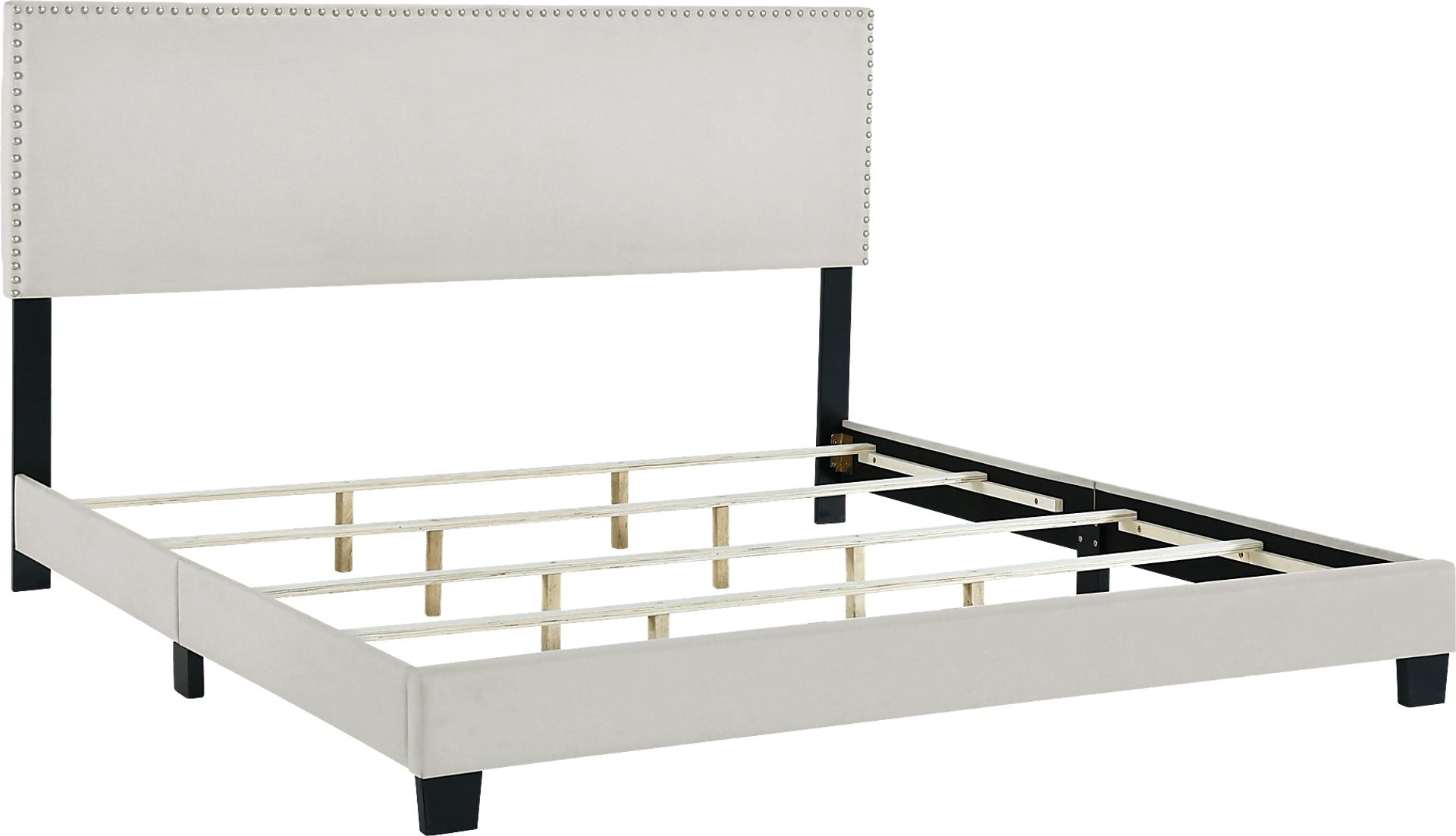Kernite Light Gray King Bed - Image 4