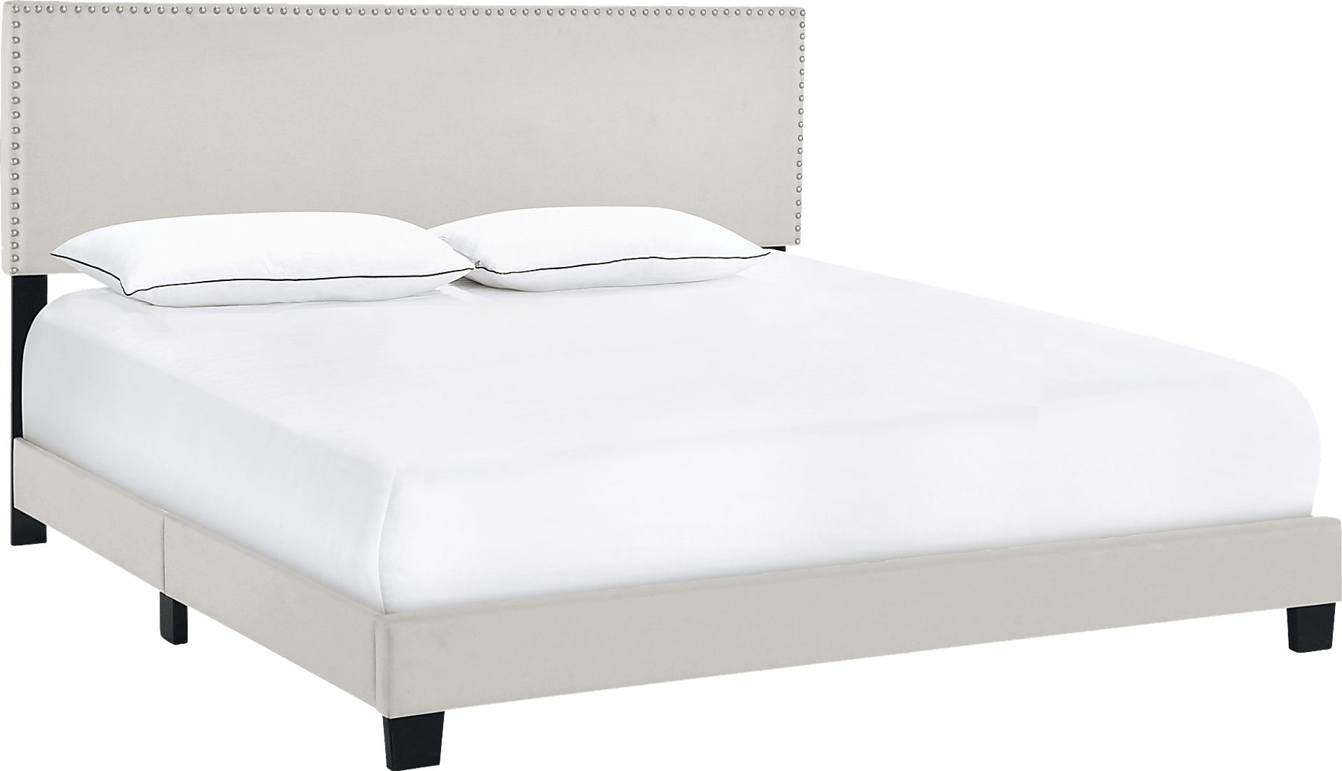 Kernite Light Gray Queen Bed - Image 1