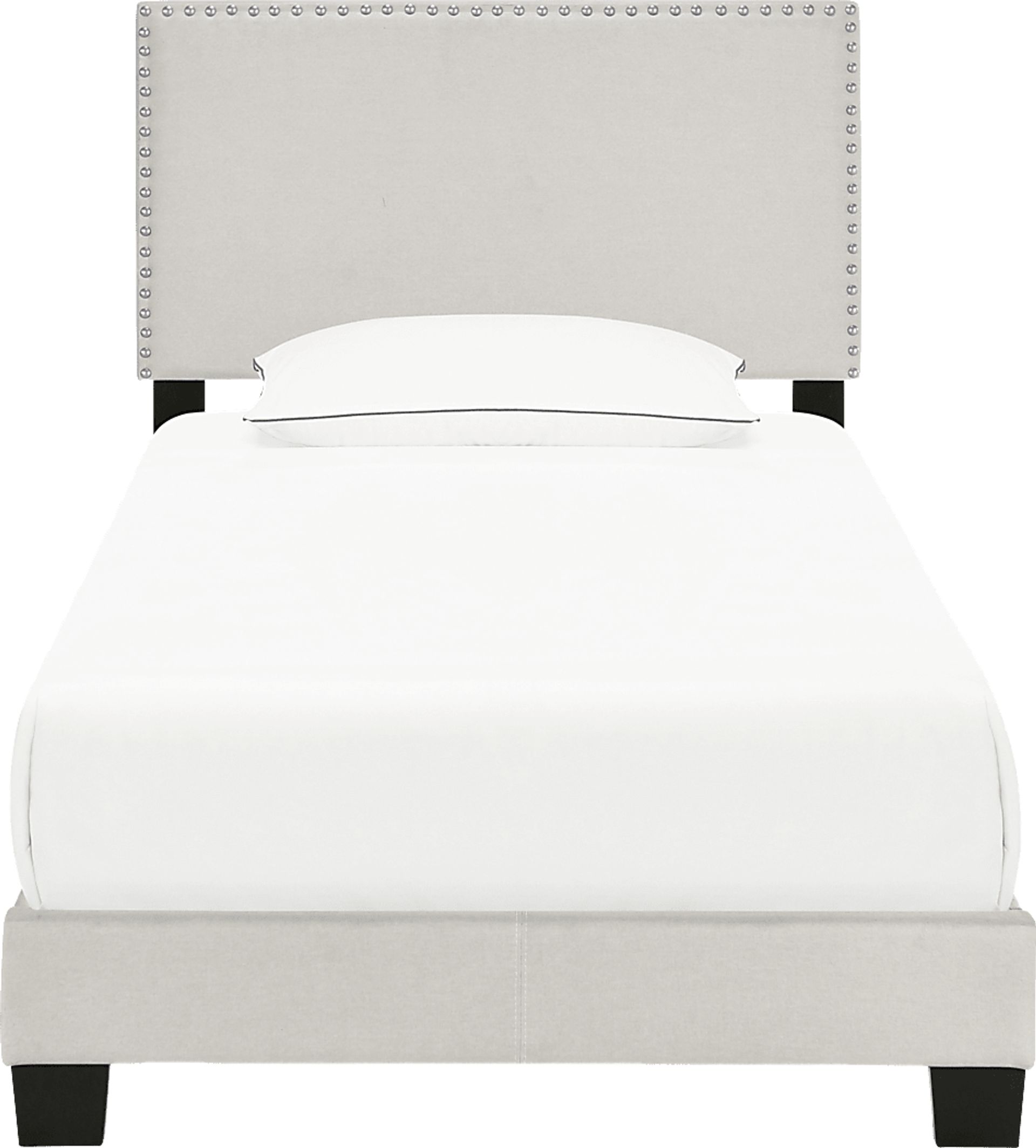 Kernite Light Gray Twin Bed - Image 2