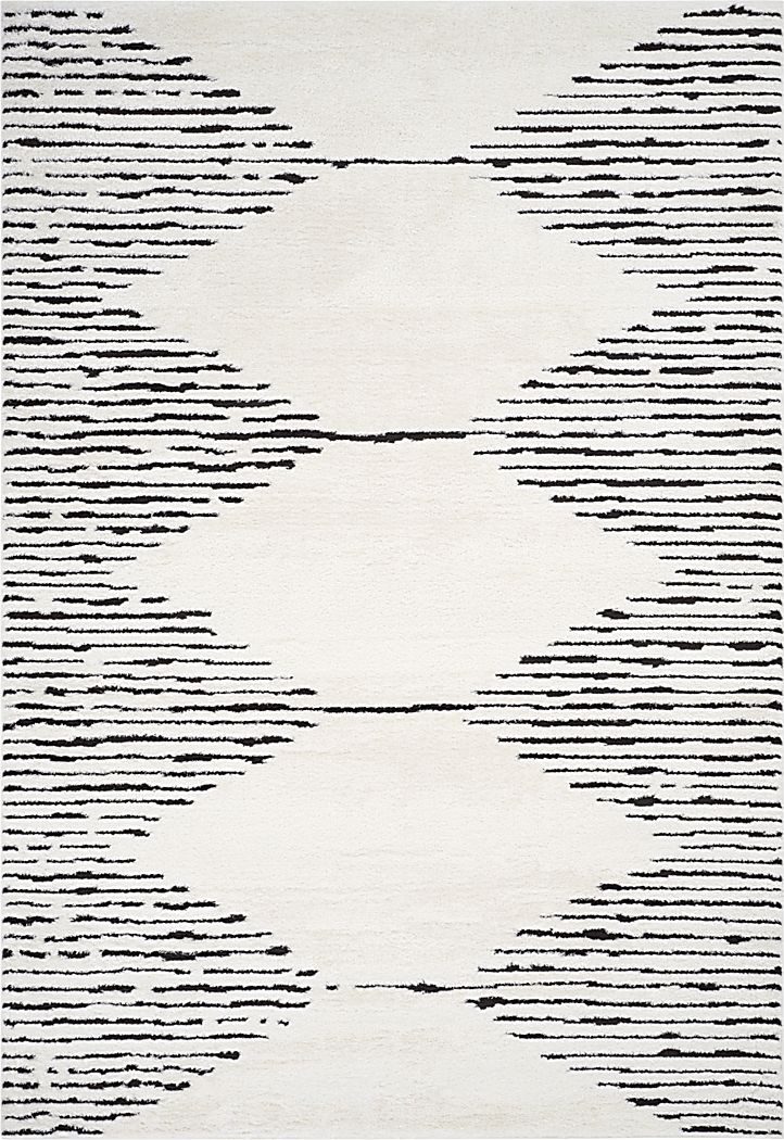 Kerone White 5'3 x 7'6 Rug