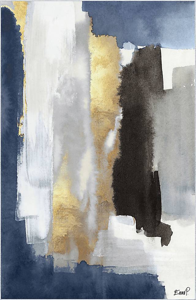 Kerrans Blue 5' x 7'7 Rug - Thumbnail - Image 1