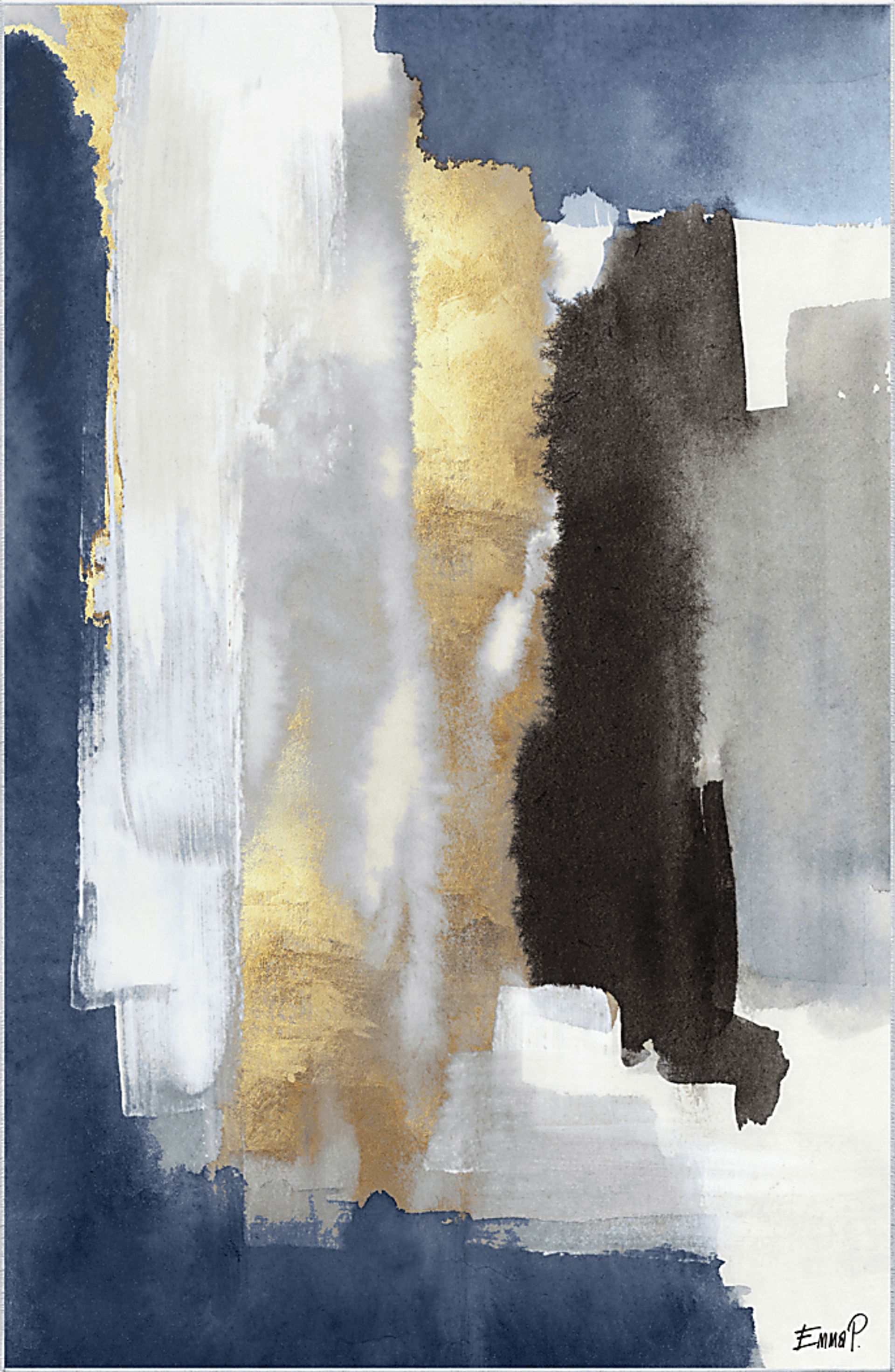 Kerrans Blue 5' x 7'7 Rug - Image 1