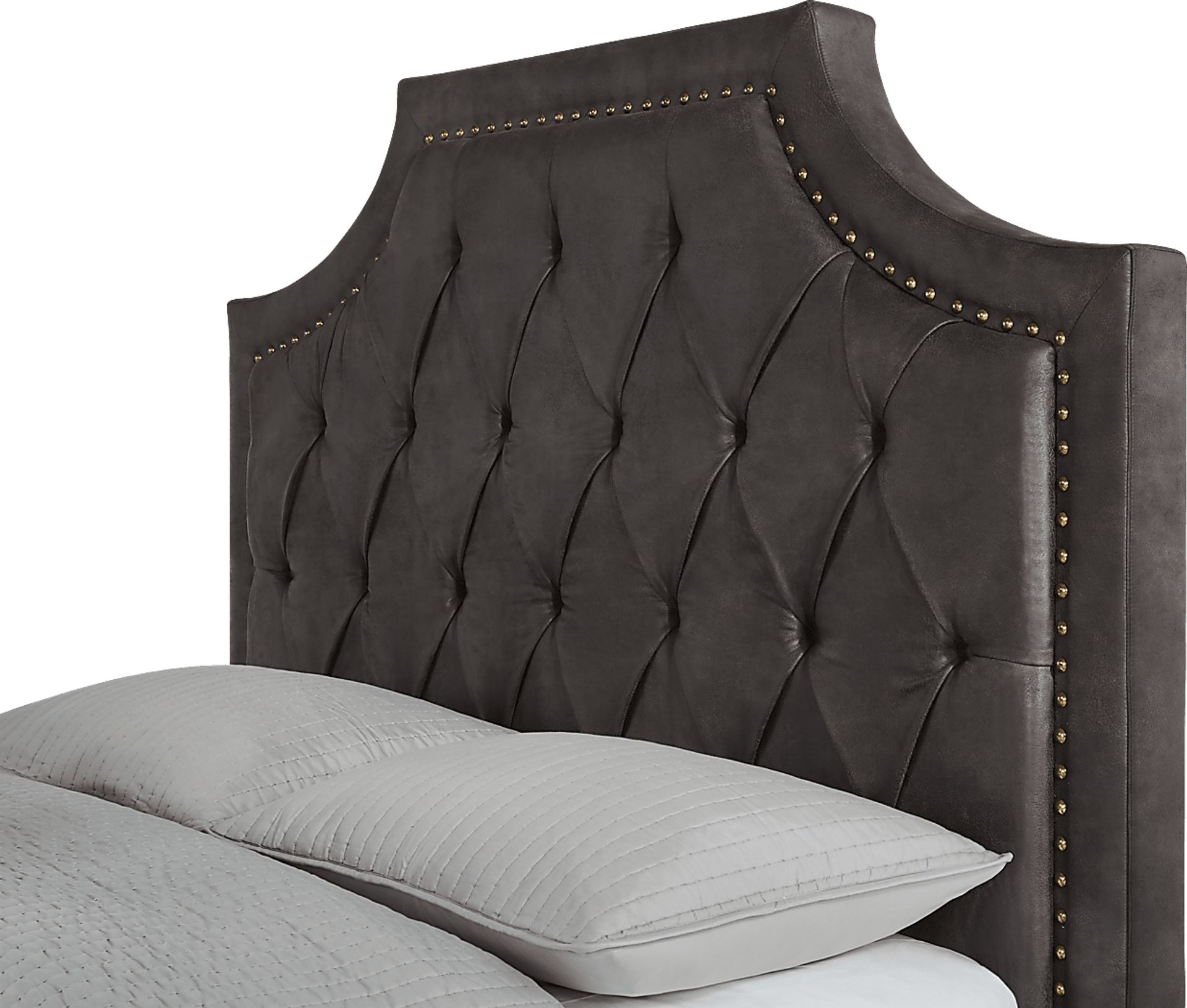 Kerrisdale Brown 3 Pc King Upholstered Bed - Image 2