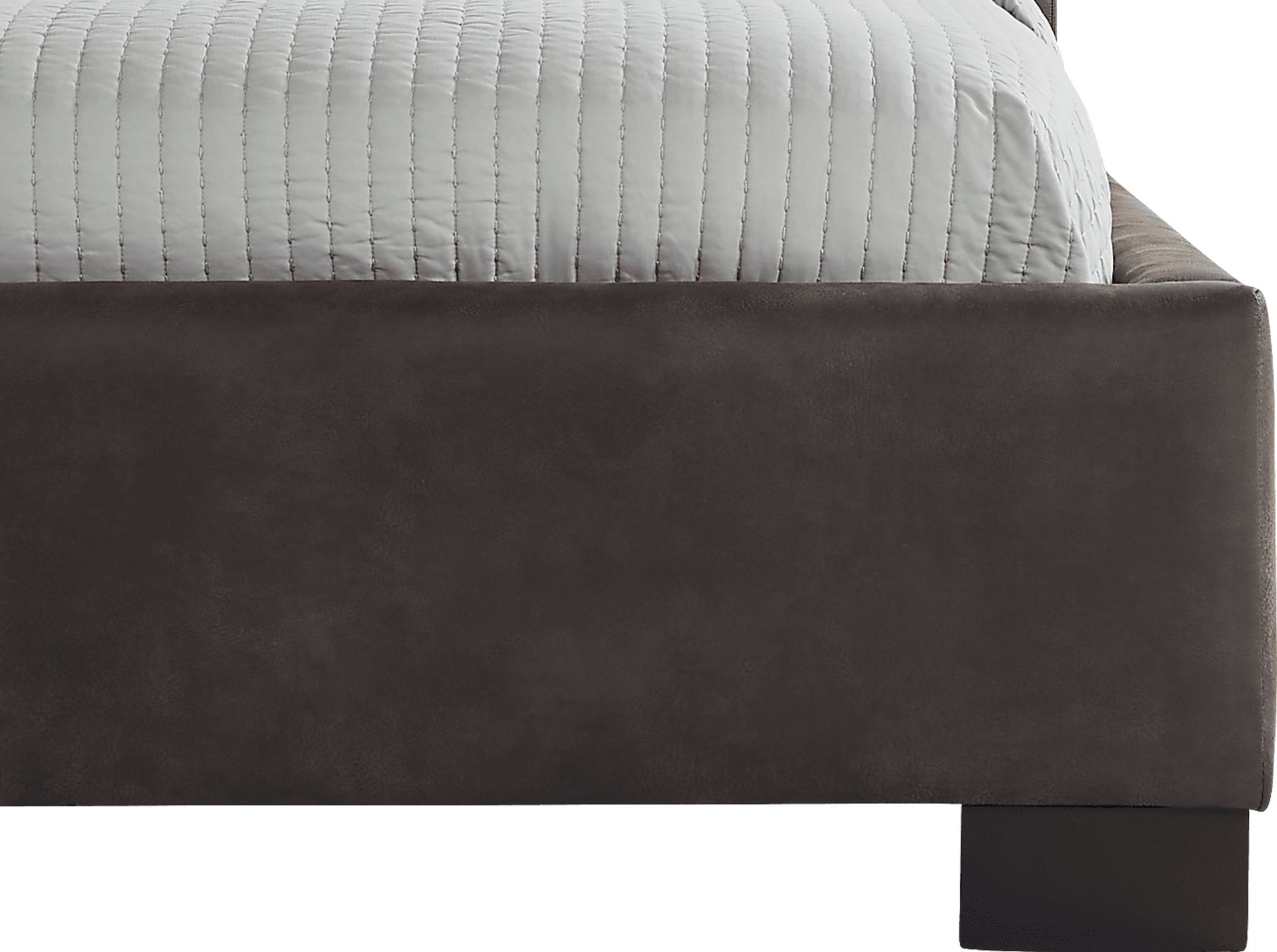 Kerrisdale Brown 3 Pc King Upholstered Bed - Image 3