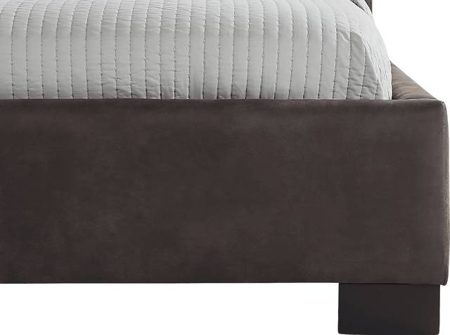 Kerrisdale Brown 3 Pc Queen Upholstered Bed - Thumbnail - Image 3