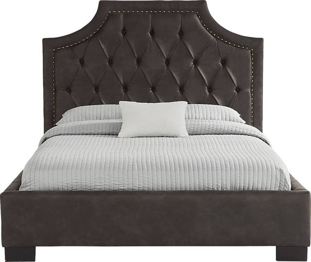 Kerrisdale Brown 3 Pc Queen Upholstered Bed - Thumbnail - Image 1