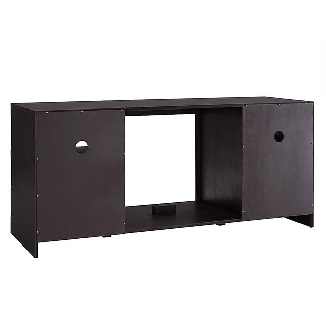 Kerrybrook III Brown 59 in. Console With Smart Electric Fireplace - Thumbnail - Image 5