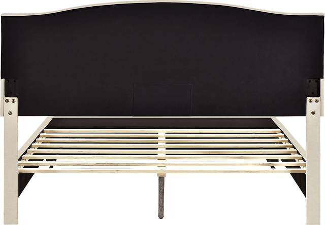 Kerrydale Cream Queen Bed - Thumbnail - Image 6