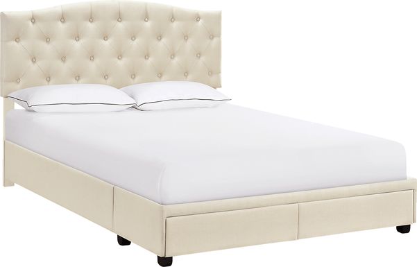 Kerrydale Cream Queen Bed