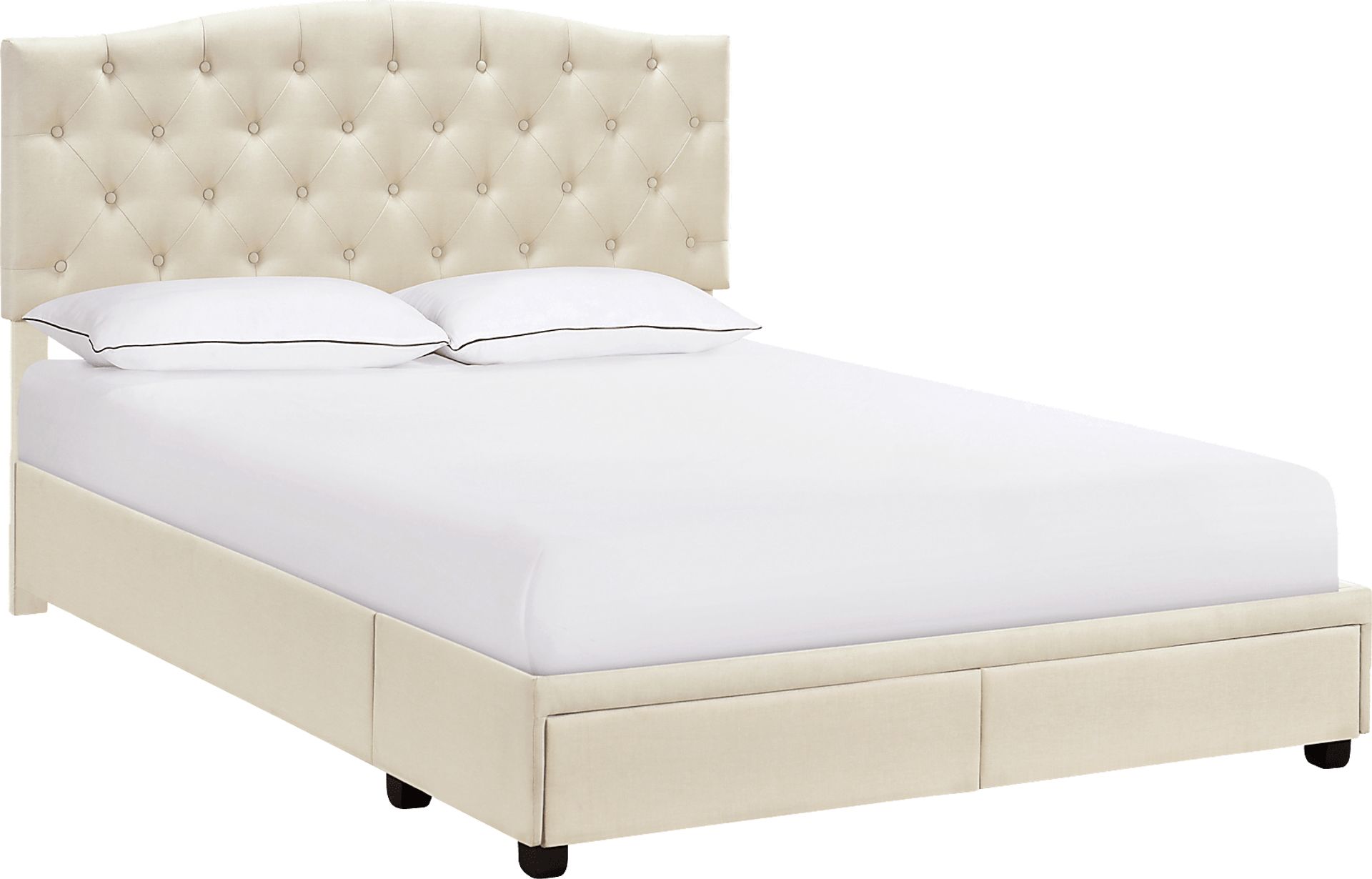 Kerrydale Cream Queen Bed - Image 1