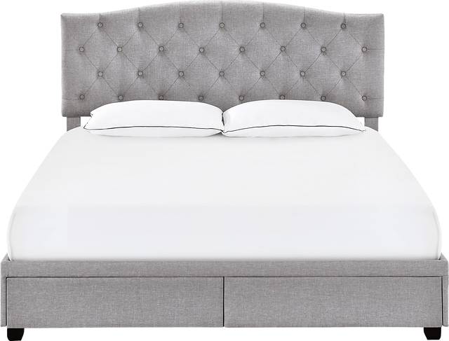 Kerrydale Gray Queen Bed - Thumbnail - Image 2