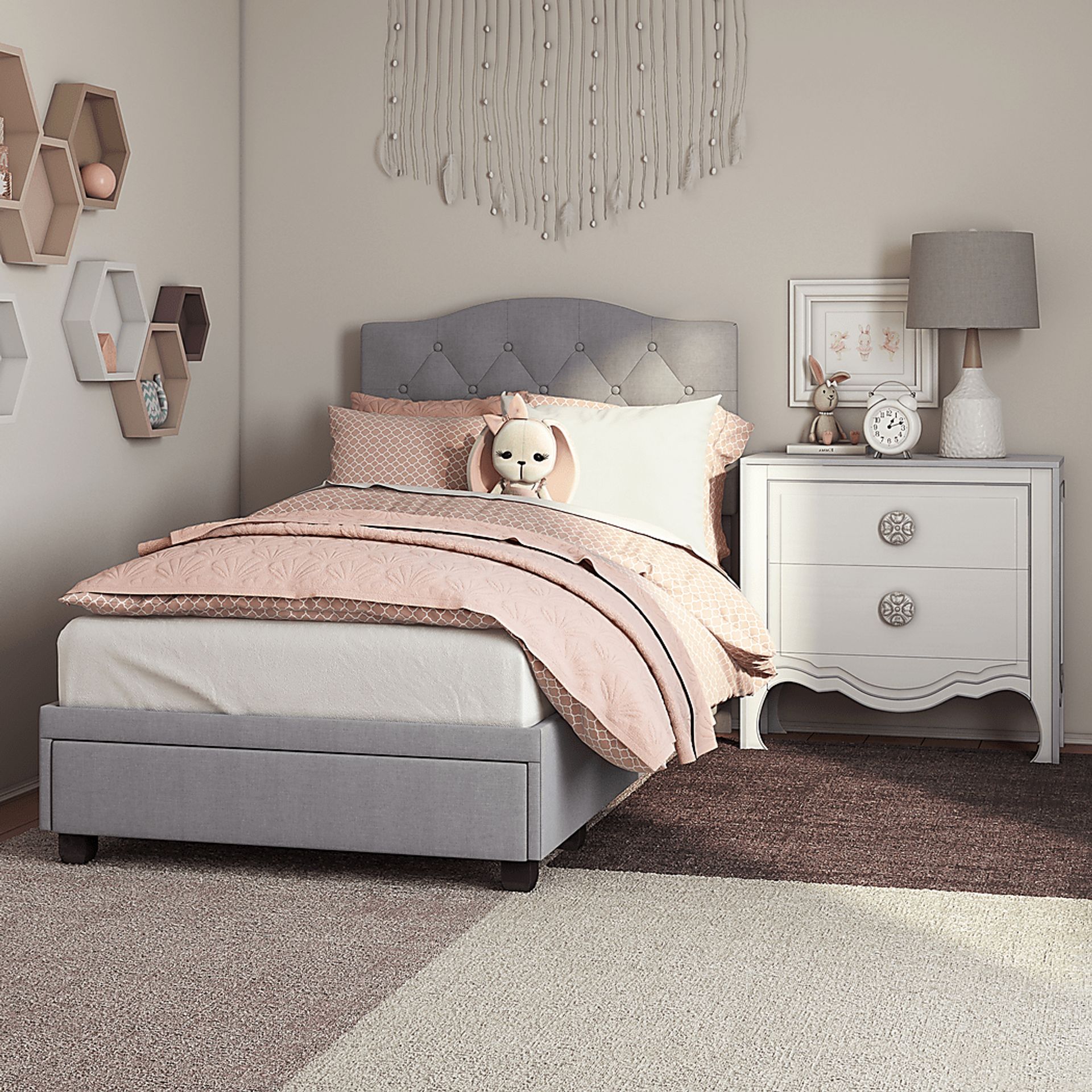 Kerrydale Gray Twin Bed - Image 9