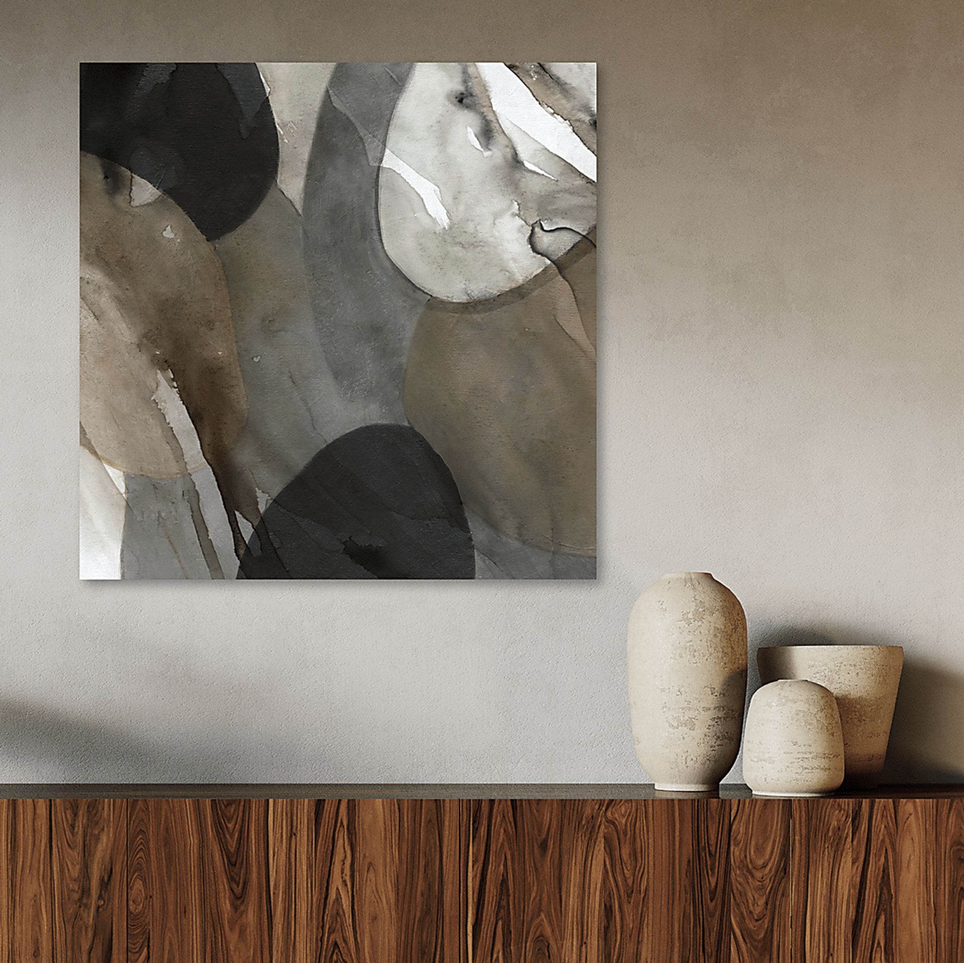 Kerudoa Gray Canvas Artwork - Image 2