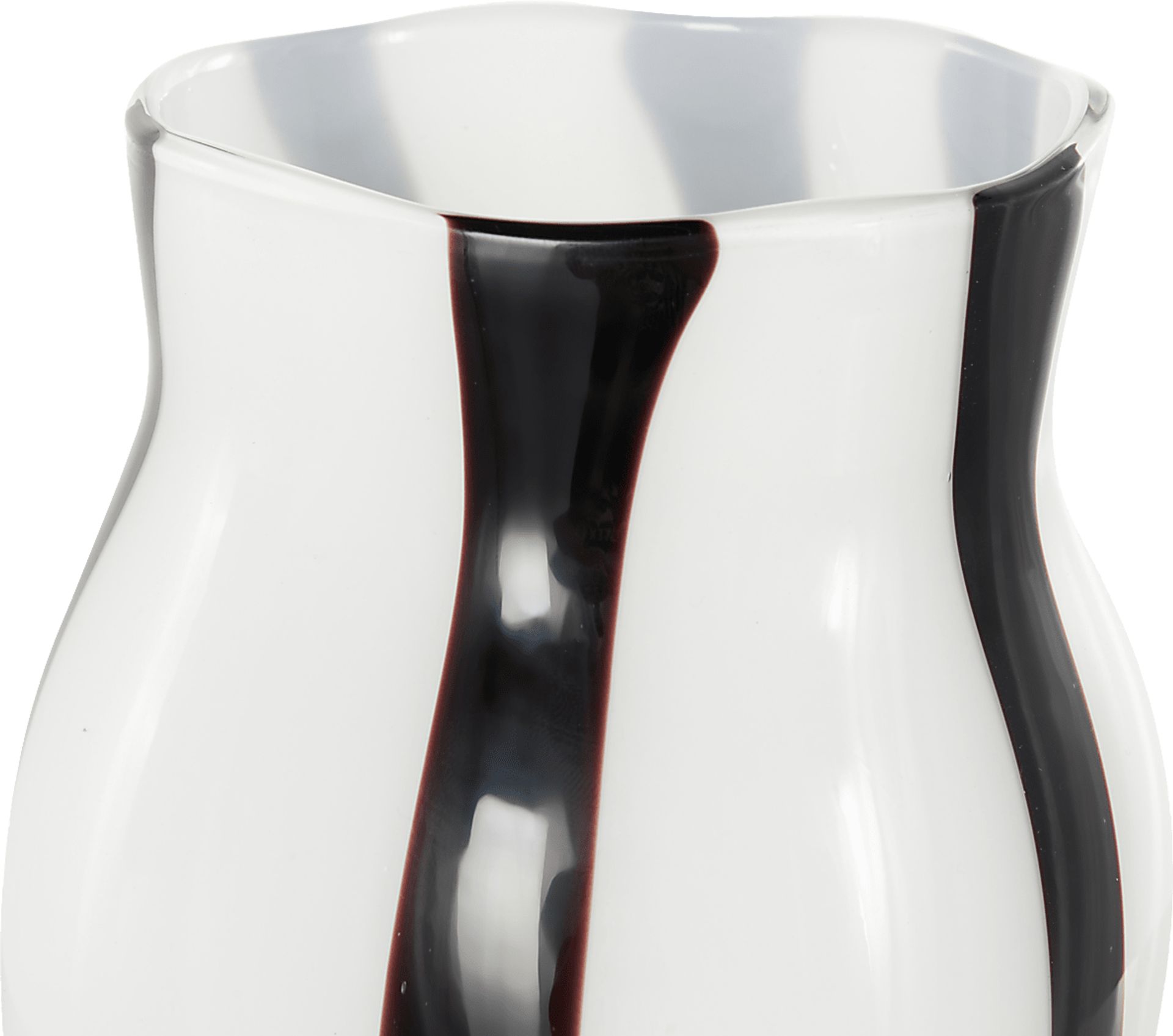 Kesol I White/Black Vase - Image 3