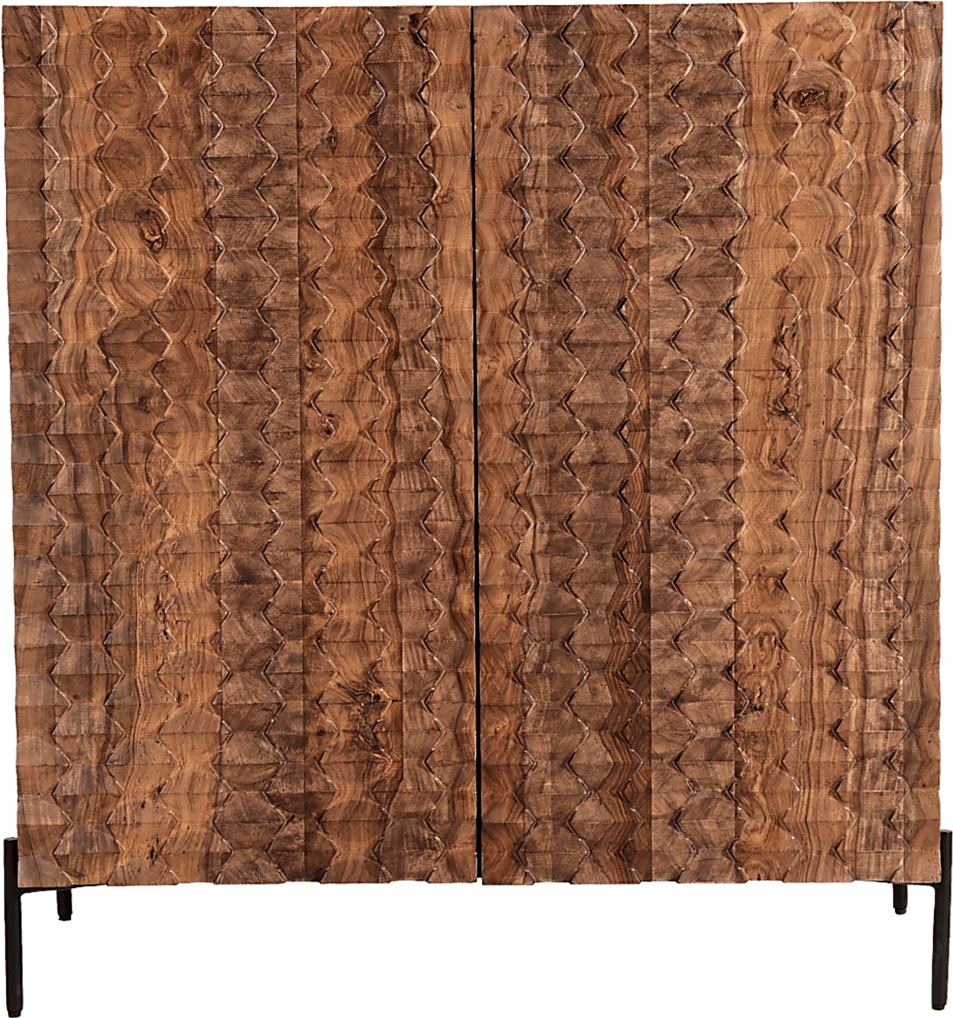 Kessell Brown Bar Cabinet - Image 4