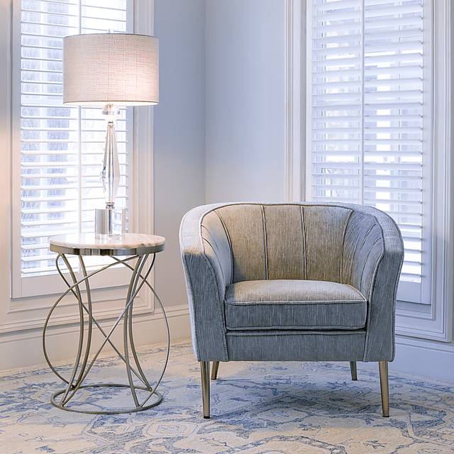 Kesswood Gray Accent Chair - Thumbnail - Image 4