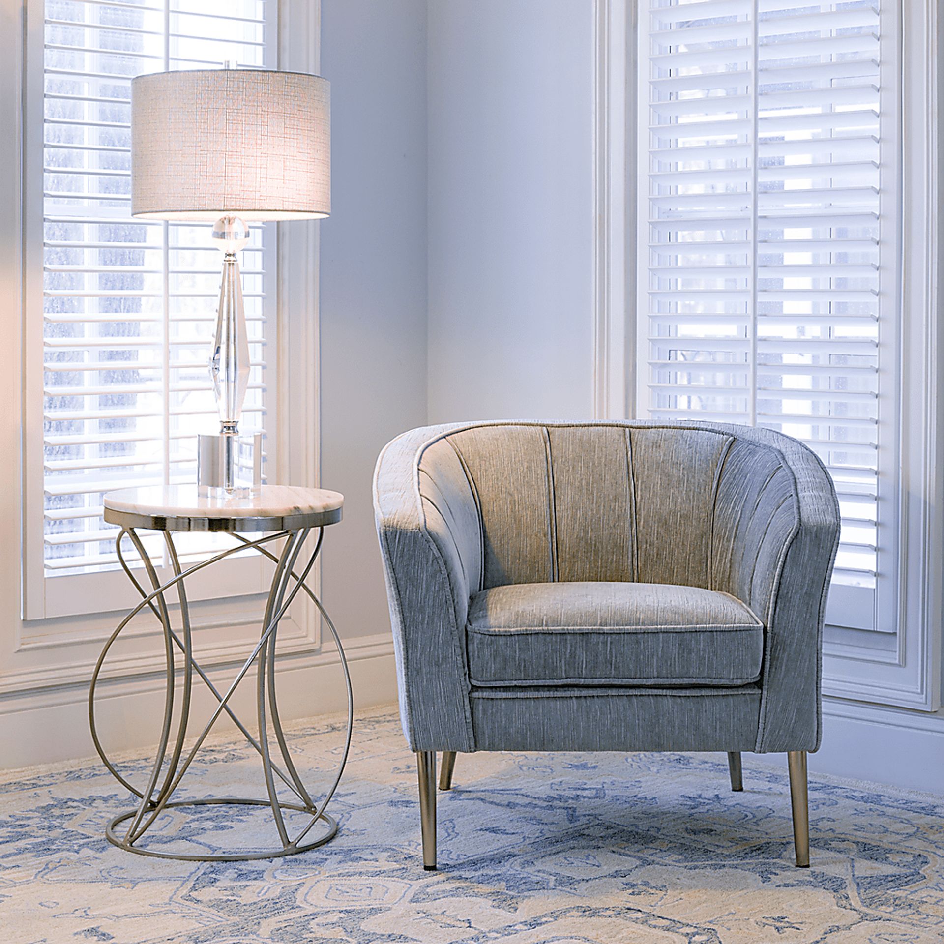 Kesswood Gray Accent Chair - Image 4