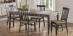 Keston Black Rectangle Dining Table