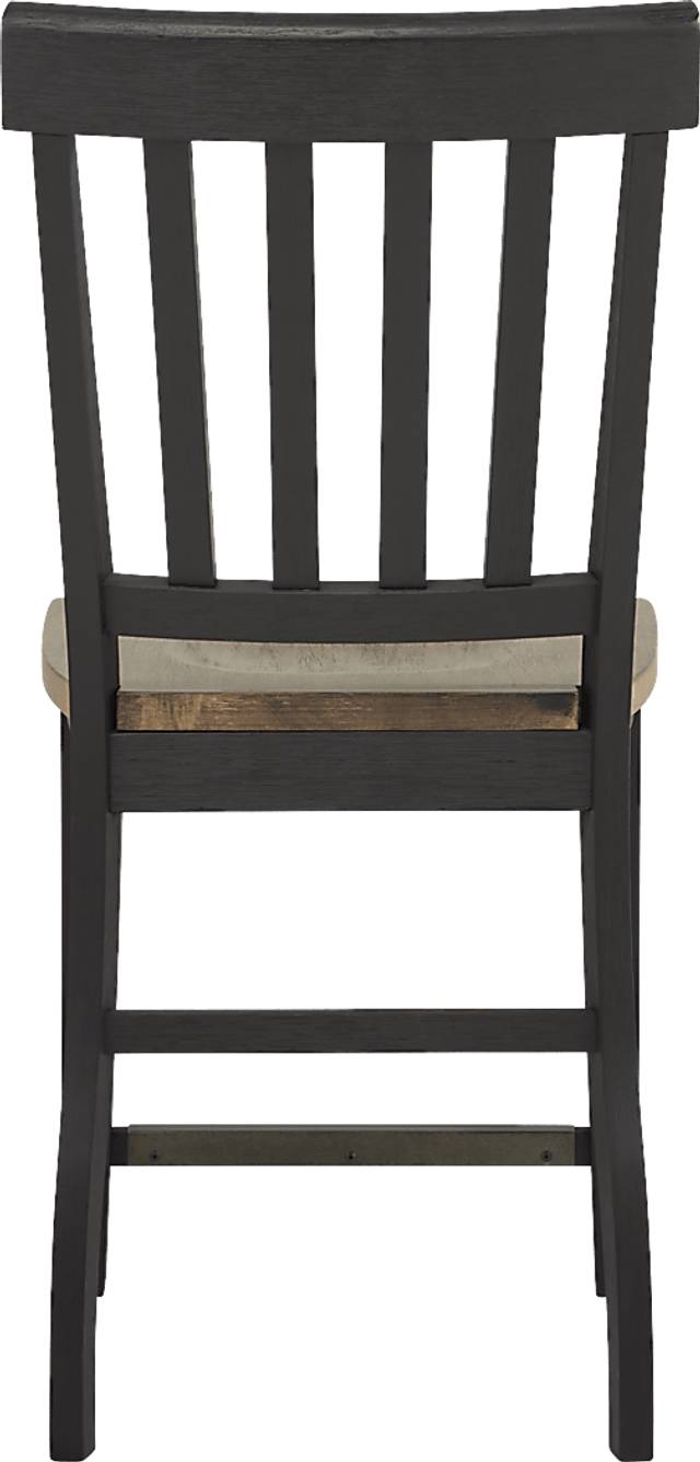 Keston Black 5 Pc Square Counter Height Dining Room - Thumbnail - Image 6