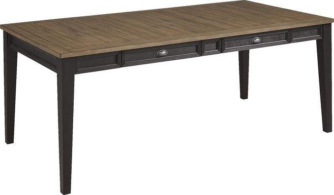 Keston Black Rectangle Dining Table