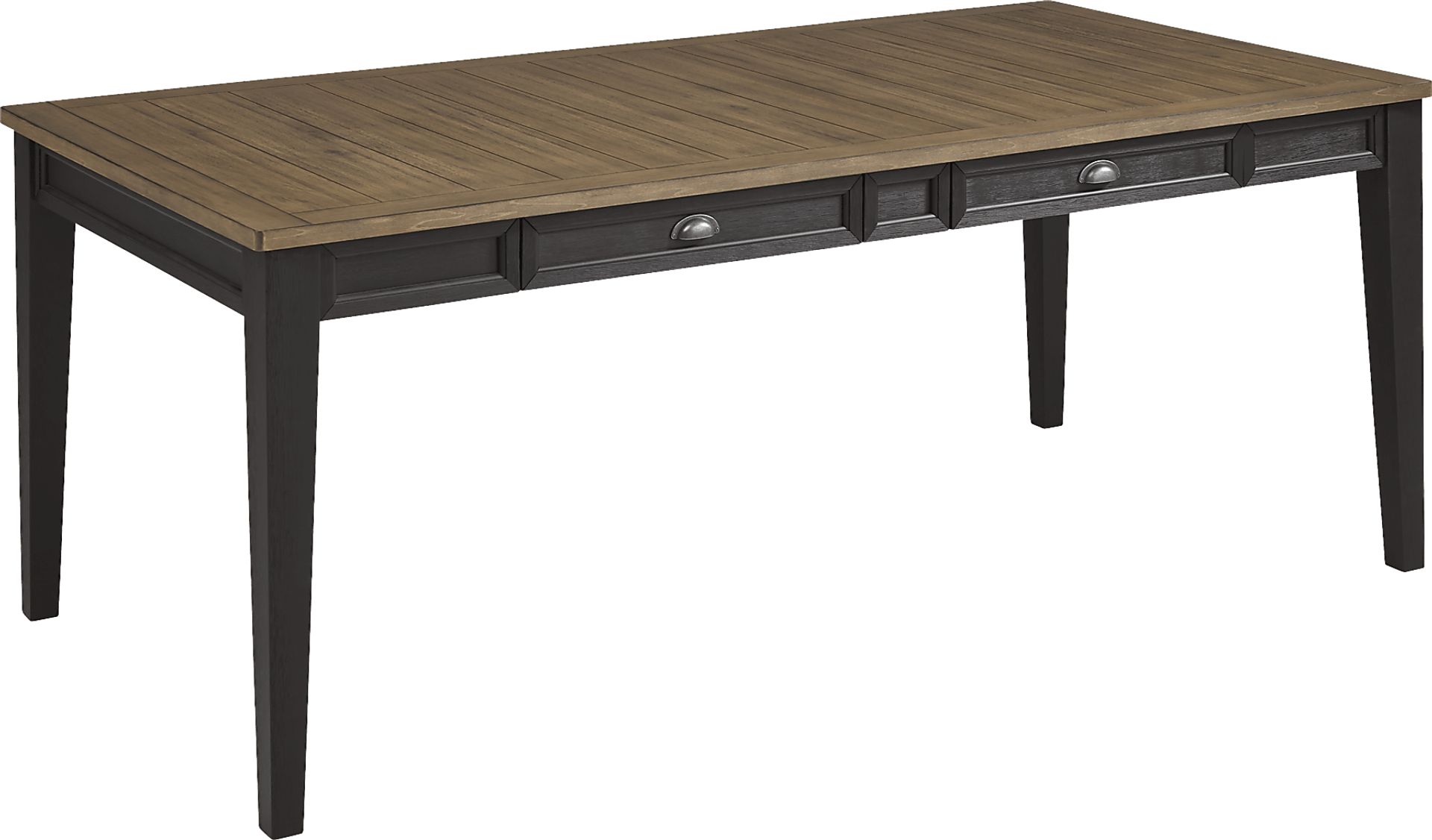 Keston Black Rectangle Dining Table - Image 1