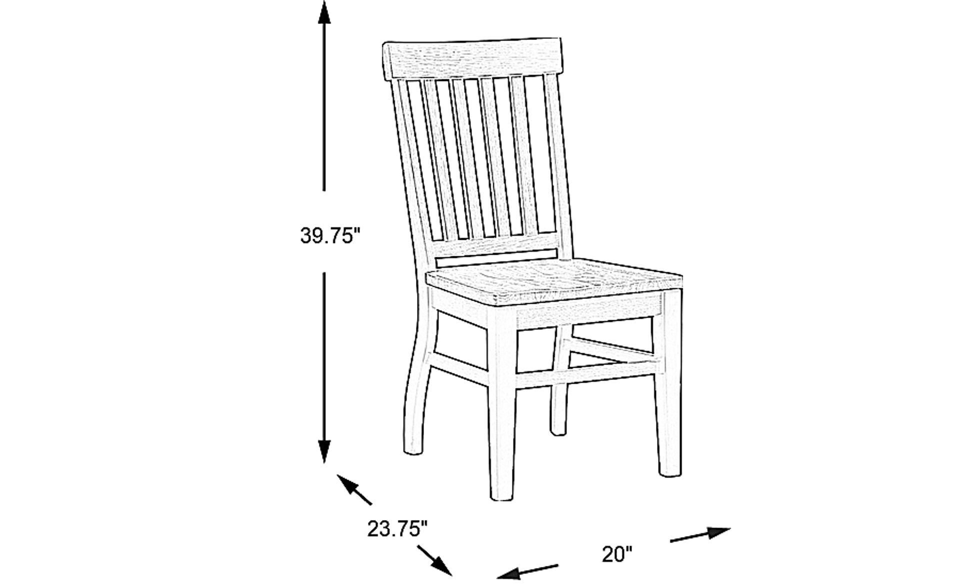 Dimension Image. Please refer to the Dimension Tab on this page for dimension details.