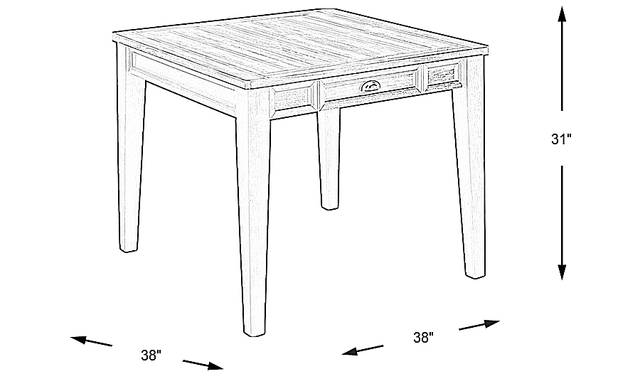Dimension Image. Please refer to the Dimension Tab on this page for dimension details.