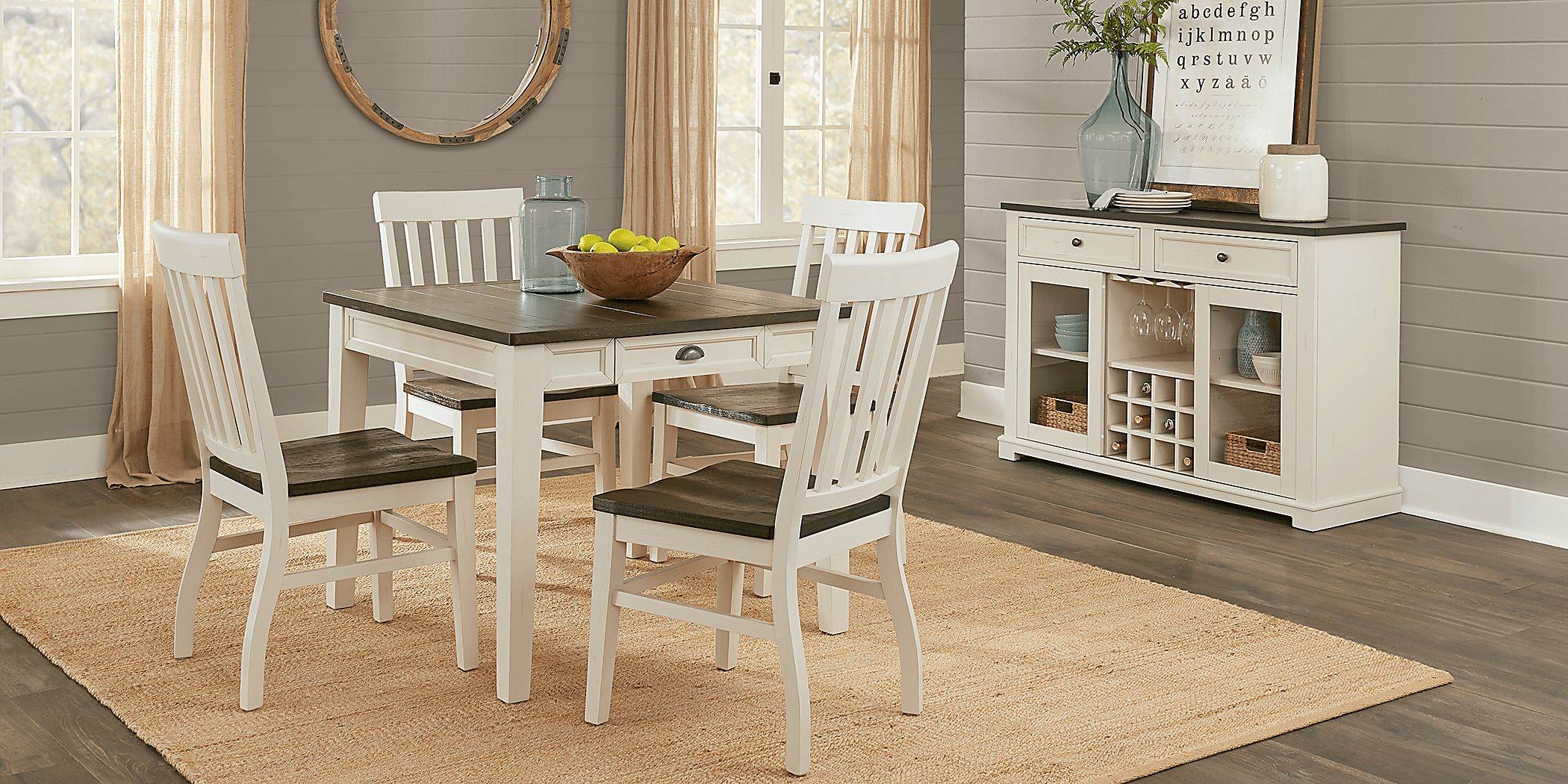 Keston white 2025 dining table