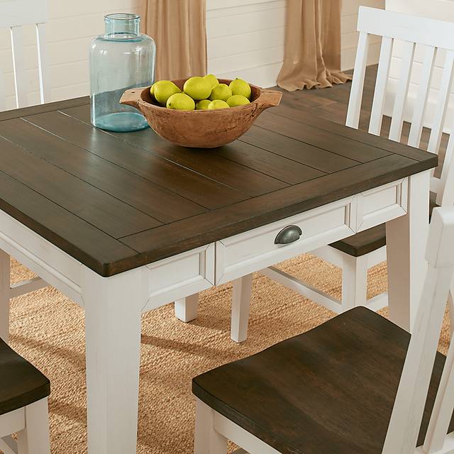 Keston White Square Dining Table - Thumbnail - Image 4