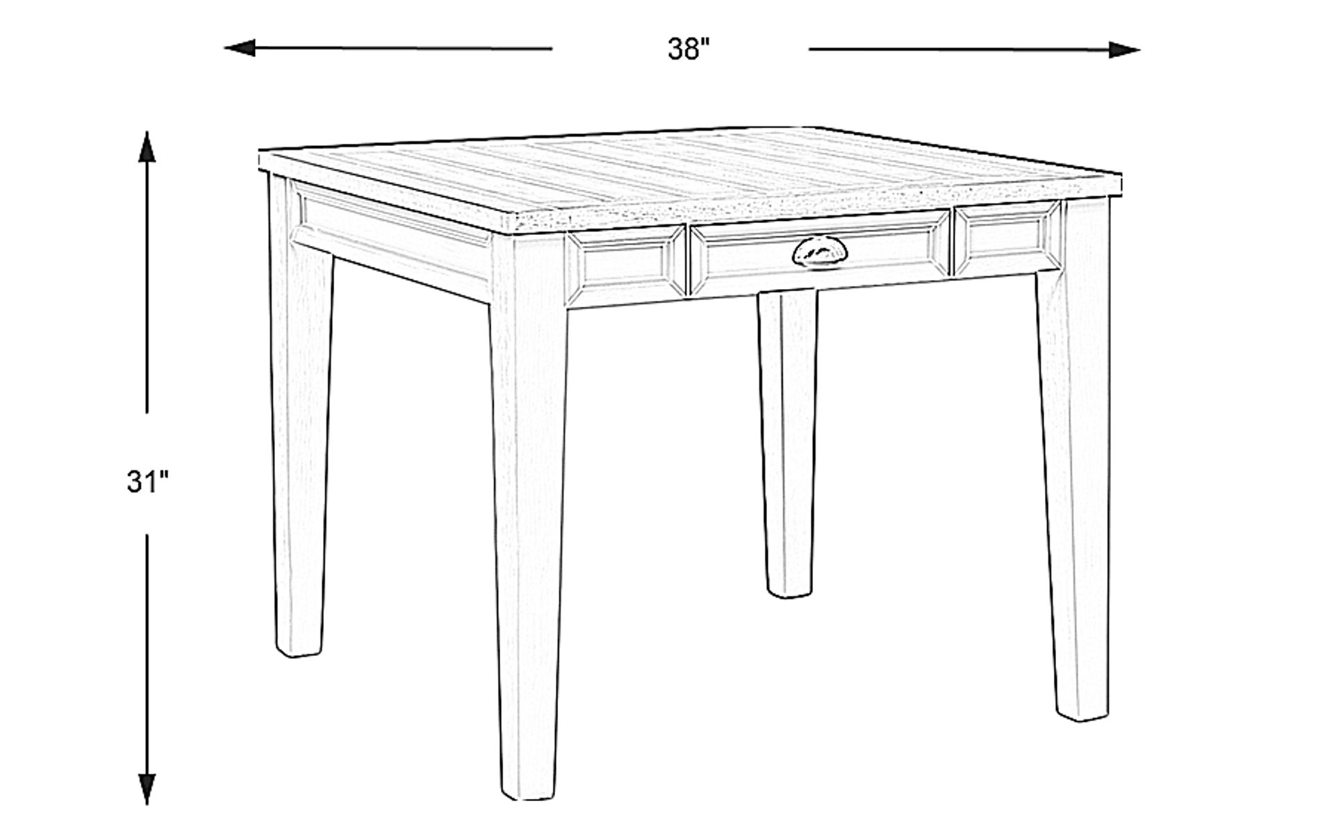 Dimension Image. Please refer to the Dimension Tab on this page for dimension details.